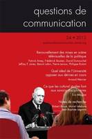 Questions de communication, n°24/2013, Renouvellement des mises en scène télévisuelles de la politique