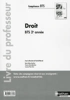 Droit BTS 2e année Compétences BTS Livre du professeur