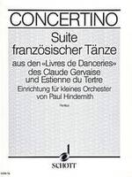 Suite französischer Tänze, aus den von Pierre d'Attaignant gedruckten 