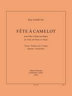 Fête à Camelot, Pour flûte et piano (ou harpe)