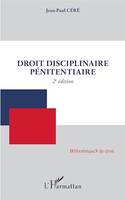 Droit disciplinaire pénitentiaire, 2ème édition