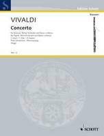 Concerto C major, op. 45/4. PV 71/RV478. bassoon, strings and harpsichord. Réduction pour piano avec partie soliste.