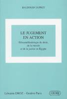 Le Jugement en action : Ethnométhodologie du droit, de la morale et de la justice en Egypte