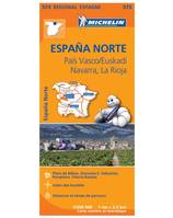 Régional Espagne, 573, Carte Routière n°573 Espagne Nord, Pays Basque, Navarre, La Rioja, España Norte, Pais Vasco / Euskadi, Navarra, La Rioja