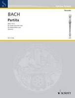 Partita, BWV 1013. treble recorder.