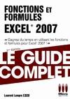 Fonctions et formules Excel 2007 / gagnez du temps en utilisant les fonctions et formules pour Excel