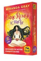 Lune Rouge - L' Oracle, 41 cartes + livret. Messages de notre féminité sacrée