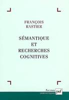 Semantique et recherches cognitives (nouvelle edition)