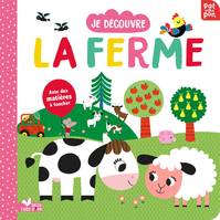 Patapon, Je découvre la ferme - livre avec matières à toucher