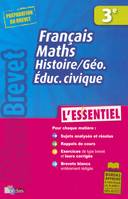 MEMOBREVET ESSENTIEL FRANCAIS MATHS HIST