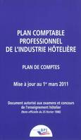 PLAN COMPTABLE HOTELIER 2011