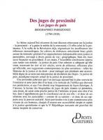 Des juges de proximité, Les juges de paix. Biographies parisiennes (1790-1838)