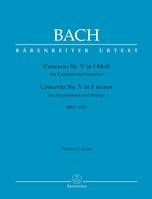 Concerto n° 5 pour clavecin - Conducteur, Fa mineur-BWV 1056