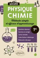 Spé Physique-chimie - Première - Méthode simple et efficace d'apprentissage, Questions-réponses, exercices et corrigés, cartes mentales et flashcards à découper