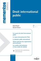 Droit international public - 21e éd., Mémentos