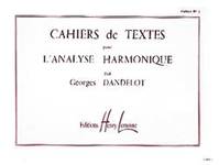 Cahiers de textes L'analyse harmonique Vol.1