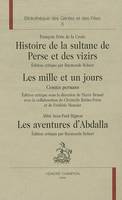 Bibliothèque des génies et des fées, 8, Histoire de la sultane de Perse et des vizirs - contes persans, contes persans