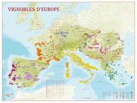 Carte des Vignobles d'Europe, Carte pliée