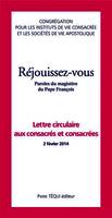 Réjouissez-vous, Lettre circulaire aux consacrés et consacrées