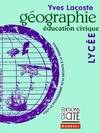 Geographie education civique lycée