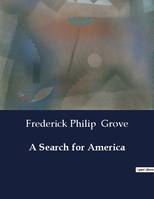 A Search for America