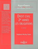 DROIT CIVIL 2E ANNEE - LES OBLIGATIONS  - 4E ED, les obligations