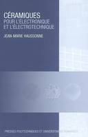 Céramiques pour l'électronique et l'électrotechnique