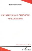 Une république éphémère au Kurdistan