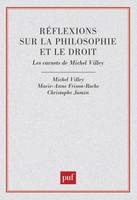 Réflexions sur la philosophie et le droit