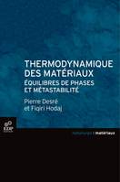 Thermodynamique des matériaux