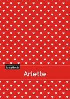 Le cahier d'Arlette - Petits carreaux, 96p, A5 - Petits c urs