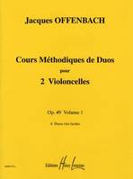 Cours méthodique de duos pour deux violoncelles Op.49 Vol.1, 2 violoncelles