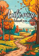 Automne coloriage relaxant pour adultes, Coloriage anti-stress scènes d'automne