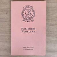 Fine Japanese Ivory carvings, lacquer, swords, Tsuba and other works of art. Christie's, on January 28, 1975