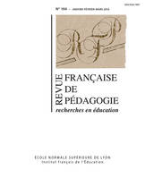 Revue française de pédagogie, n°194/2016, Varia