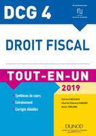 4, DCG 4 - Droit fiscal - Tout-en-Un - 2019, Tout-en-Un