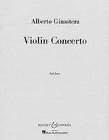 Violin Concerto, op. 30. violin and orchestra. Partition.