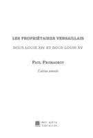 Les propriétaires versaillais sous Louis XIV et sous Louis XV