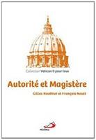 Autorité et Magistère