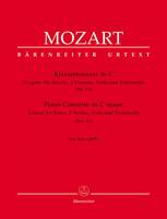 Piano Concerto No. 13 in C major K. 415, Edition for piano, two violins, viola and violoncello