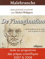 De l'imagination - Malebranche