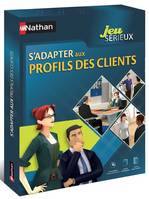 COFFRET JEU SERIEUX S'ADAPTER AUX PROFILS DES CLIENTS BPRO/BAC/BTS (5 CD-ROMS+GUIDE PED+ FICH ELEVE)