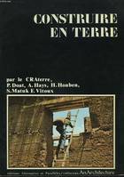 CONSTRUIRE EN TERRE