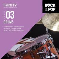 Trinity Rock and Pop 2018-20 Drums Grade 3 CD