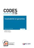 Code essentiel - Insolvabilité et garanties 2020, À jour au 1<sup>er</sup> août 2020