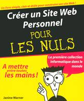 Créer un site Web personnel Pour les nuls