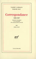 Correspondance (Tome 3-1921-1937), 1921-1937