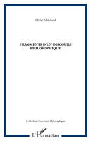 Fragments d'un discours philosophique