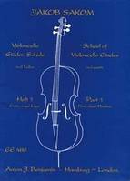 Méthode par des Etudes pour Violoncelle, Première Position, serrée. cello.