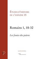 Romains 1, 18-32, Les fautes des païens